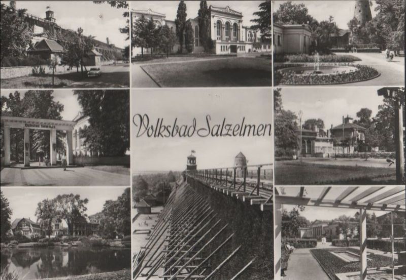 Ansichtskarte Schönebeck-Bad Salzelmen - Volksbad - 1979 aus der Kategorie Bad Salzelmen