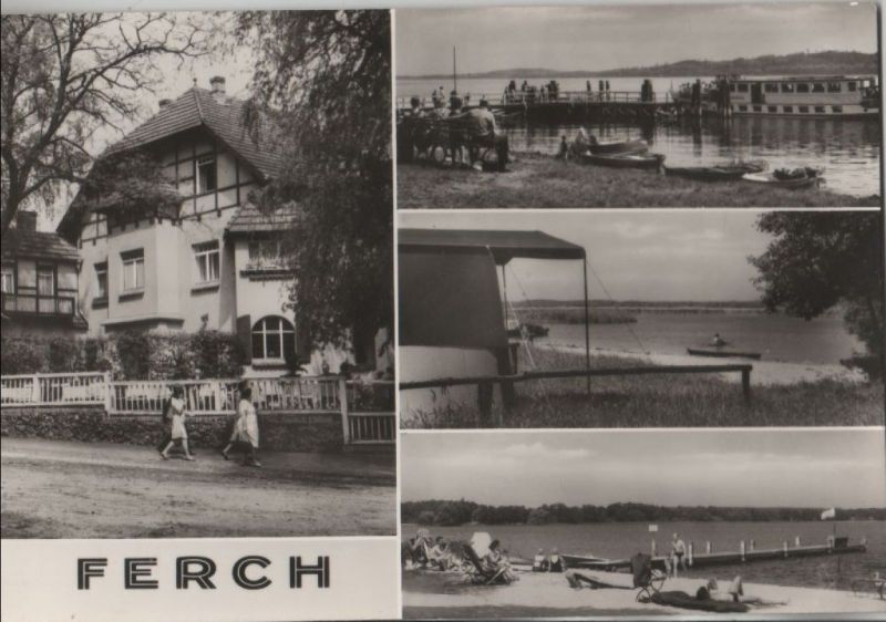 Ansichtskarte Schwielowsee-Ferch - mit 4 Bildern - 1978 aus der Kategorie Ferch
