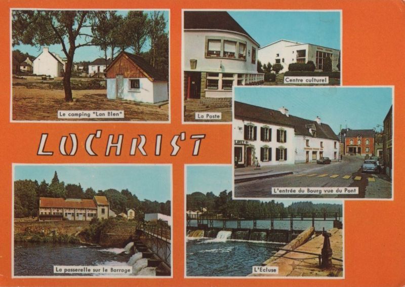 Ansichtskarte Frankreich - Inzinzac-Lochrist - mit 5 Bildern - 1972 aus der Kategorie Inzinzac-Lochrist