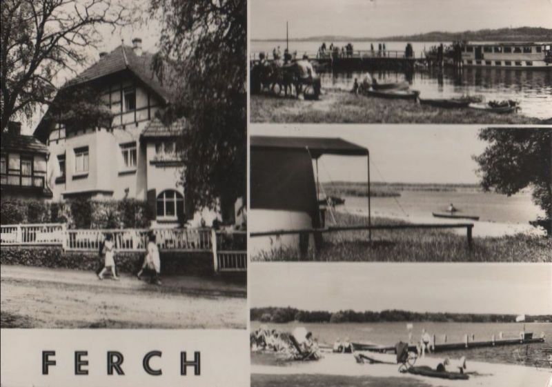 Ansichtskarte Schwielowsee-Ferch - 4 Teilbilder - 1971 aus der Kategorie Ferch