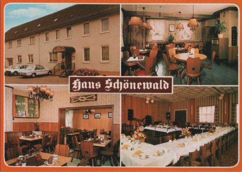 Ansichtskarte Fuldatal - Simmershausen, Haus Schönewald - ca. 1985 aus der Kategorie Fuldatal