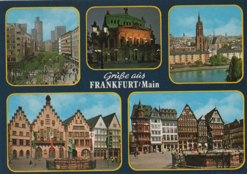 Ansichtskarte Frankfurt Main - ca. 1985 aus der Kategorie Frankfurt