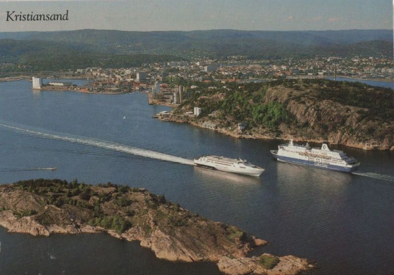 Ansichtskarte Norwegen - Kristiansand - ca. 1985 aus der Kategorie Kristiansand