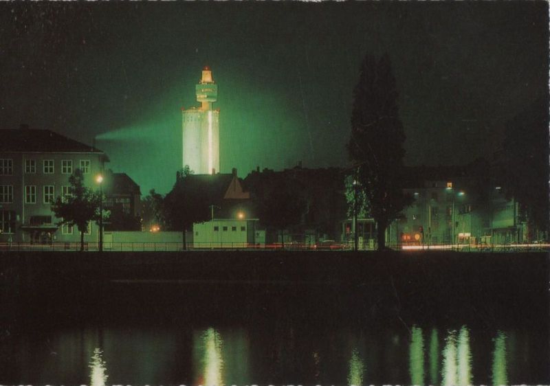 Ansichtskarte Frankfurt Main - Mainpartie mit Henninger-Turm - ca. 1975 aus der Kategorie Frankfurt