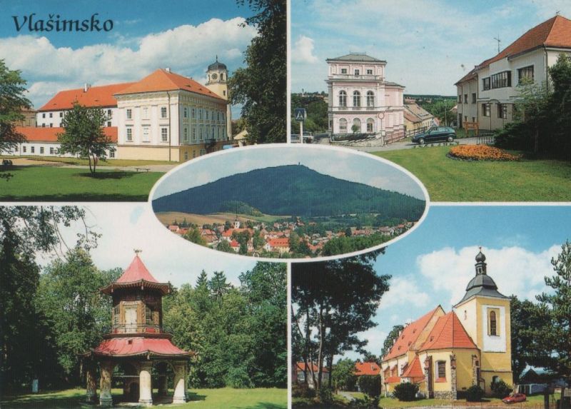 Ansichtskarte Tschechien - Vlasim - ca. 1990 aus der Kategorie Vlasim