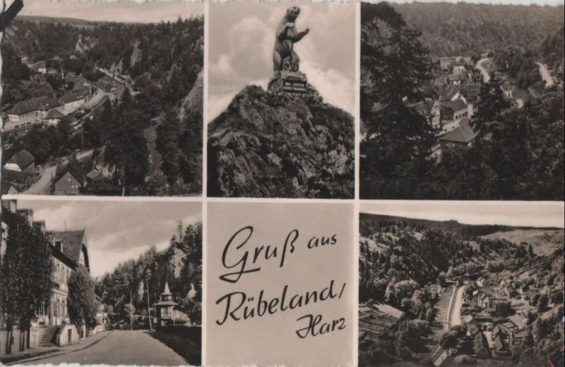 Ansichtskarte Oberharz-Rübeland - 5 Bilder aus der Kategorie Rübeland