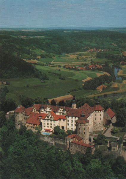 Ansichtskarte Langenburg - Schloß aus der Kategorie Langenburg