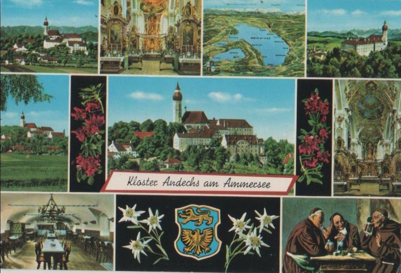 Ansichtskarte Kloster Andechs - 9 Bilder aus der Kategorie Kloster Andechs
