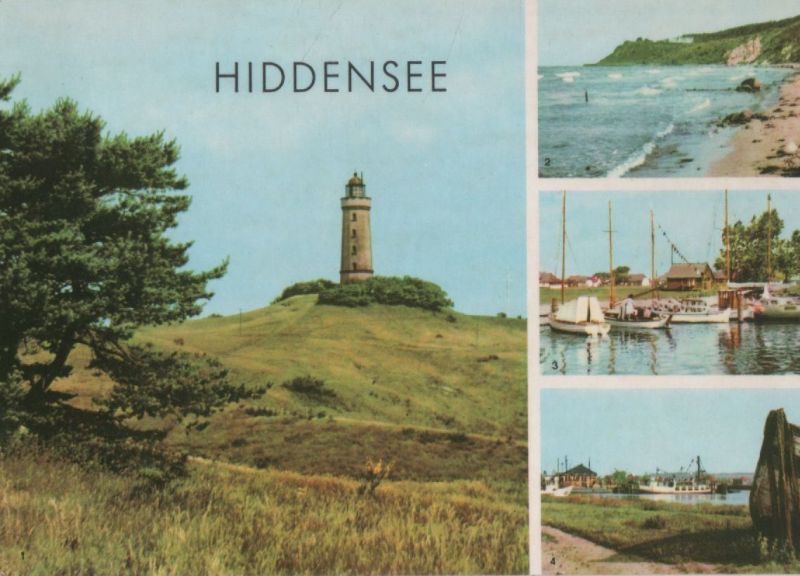 Ansichtskarte Hiddensee - 4 Bilder aus der Kategorie Hiddensee