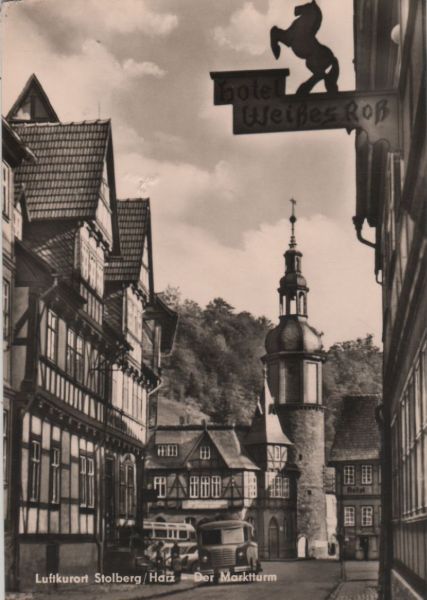 Ansichtskarte Stolberg - Marktturm aus der Kategorie Stolberg