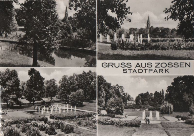 Ansichtskarte Zossen - Stadtpark aus der Kategorie Zossen