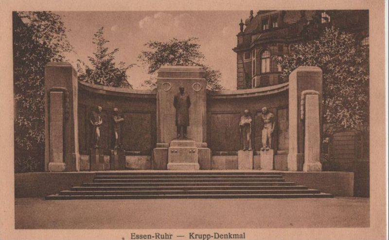Ansichtskarte Essen - Krupp-Denkmal aus der Kategorie Essen