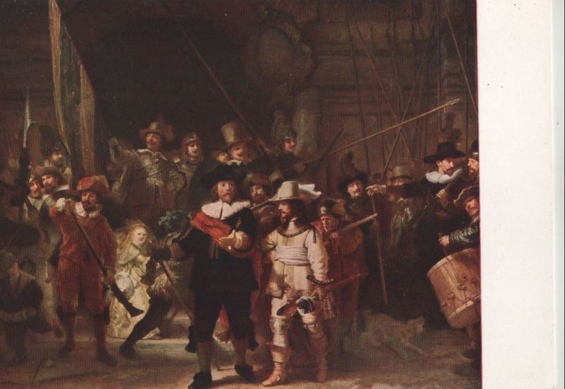 Ansichtskarte Rembrandt van Rijn Die Nachtwache aus der Kategorie Gemälde