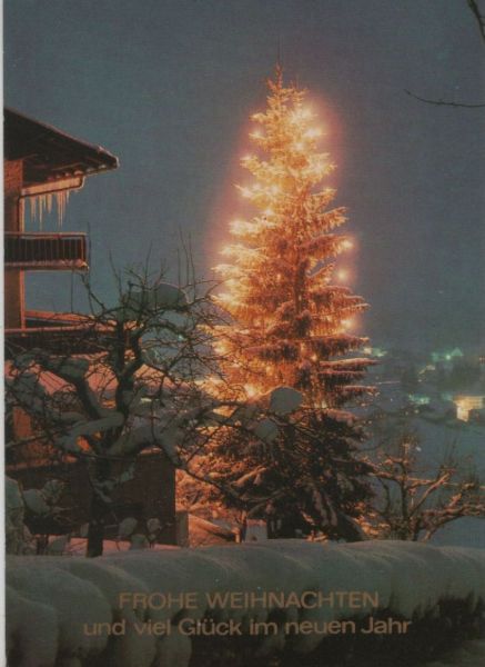 Ansichtskarte Frohe Weihnachten Weihnachtsbaum aus der Kategorie Weihnachten