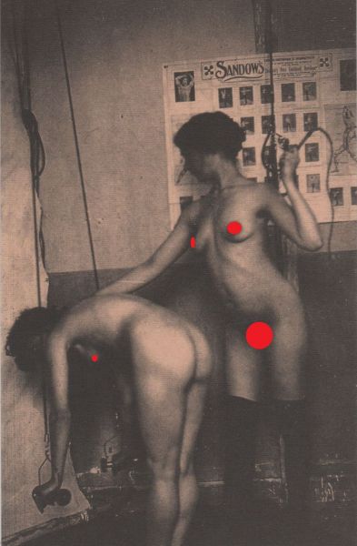 Ansichtskarte nackte Frauen Peitsche aus der Kategorie Erotik