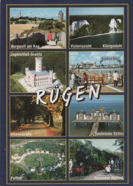 Ansichtskarte Rügen - 8 Bilder aus der Kategorie Rügen