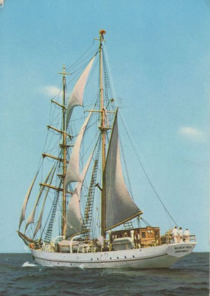 Ansichtskarte Segelschiff Wilhelm Pieck aus der Kategorie Schiffe