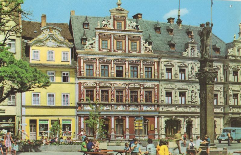 Ansichtskarte Erfurt - Haus zum Breiten Herd aus der Kategorie Erfurt