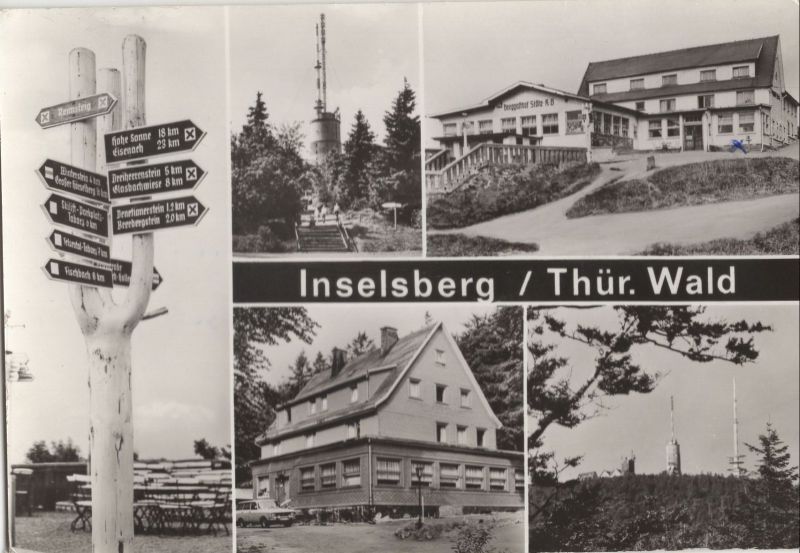 Ansichtskarte Inselsberg - 5 Bilder aus der Kategorie Inselsberg