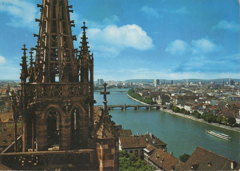 Ansichtskarte Basel - Schweiz - Kirche aus der Kategorie Basel