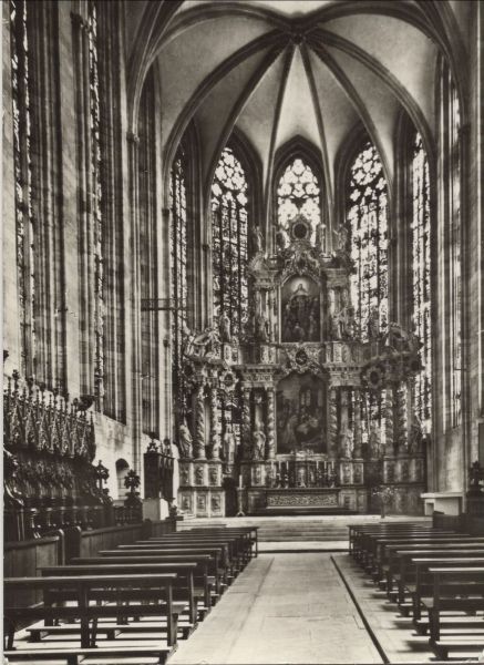 Ansichtskarte Erfurt - Dom - Hohes Chor aus der Kategorie Erfurt