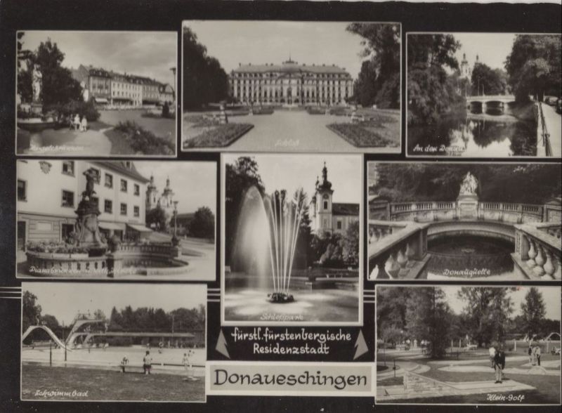 Ansichtskarte Donaueschingen - 8 Bilder aus der Kategorie Donaueschingen