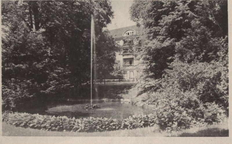 Ansichtskarte Bad Liebenstein - Partie im Kurgarten aus der Kategorie Bad Liebenstein