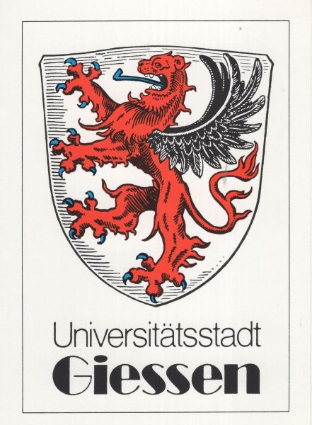 Ansichtskarte Gießen, Lahn - Wappen aus der Kategorie Gießen