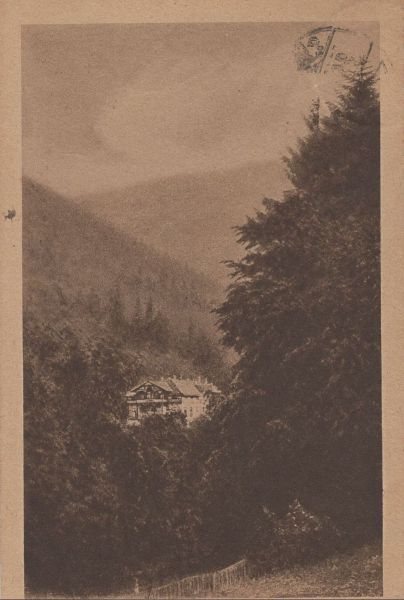 Ansichtskarte Tabarz - Fremdenheim Waldhütte aus der Kategorie Tabarz