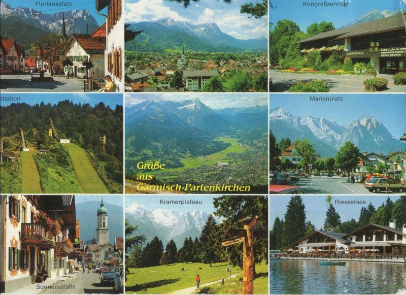 Ansichtskarte Garmisch-Partenkirchen - 9 Bilder aus der Kategorie Garmisch-Partenkirchen