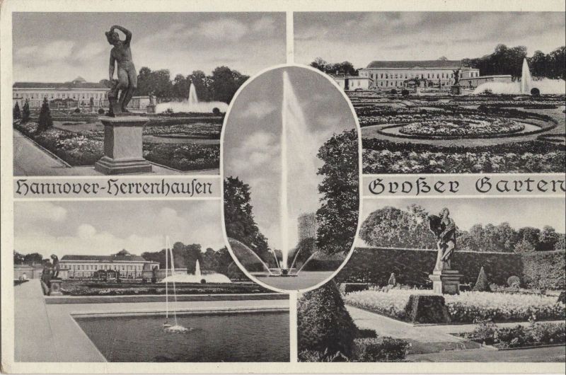Ansichtskarte Hannover - Herrenhausen - Großer Garten aus der Kategorie Hannover