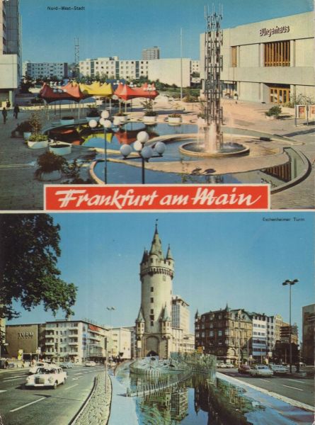 Ansichtskarte Frankfurt Main - 2 Bilder aus der Kategorie Frankfurt