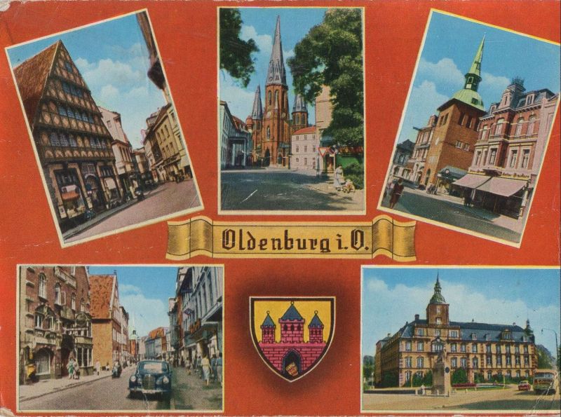 Ansichtskarte Oldenburg - 5 Bilder aus der Kategorie Oldenburg (Stadt)