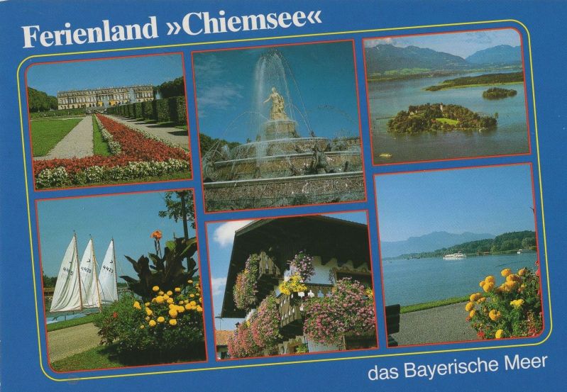 Ansichtskarte Chiemsee - 6 Bilder aus der Kategorie Chiemsee