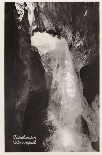 Ansichtskarte Tatzelwurm-Wasserfall - Ansicht aus der Kategorie Tatzelwurm-Wasserfall