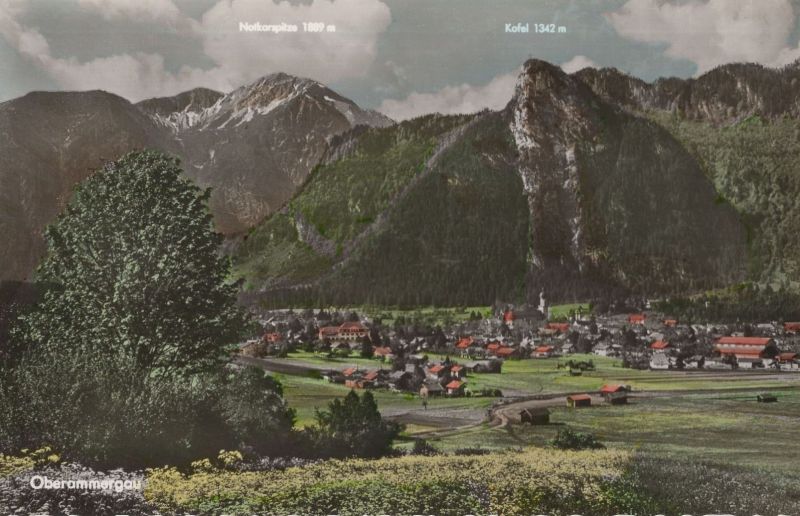 Ansichtskarte Oberammergau - Ansicht aus der Kategorie Oberammergau