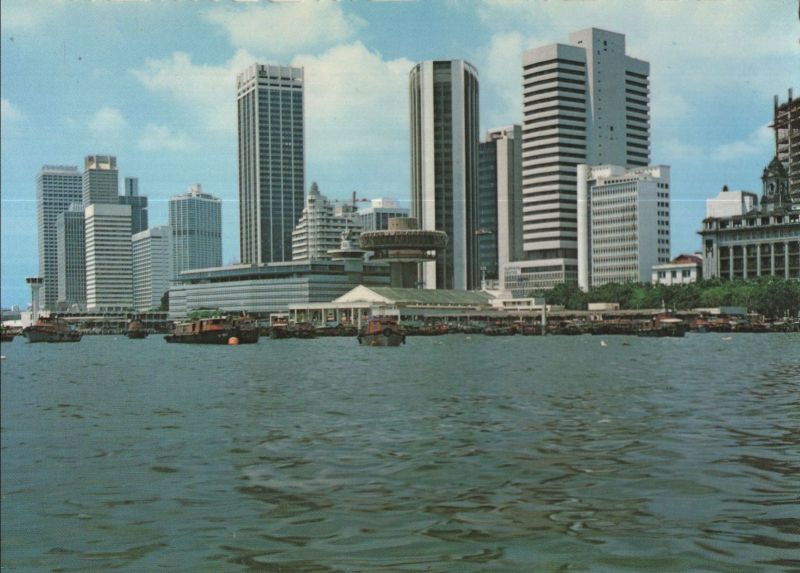 Ansichtskarte Singapore - Singapur - Commercial Centre aus der Kategorie Singapur