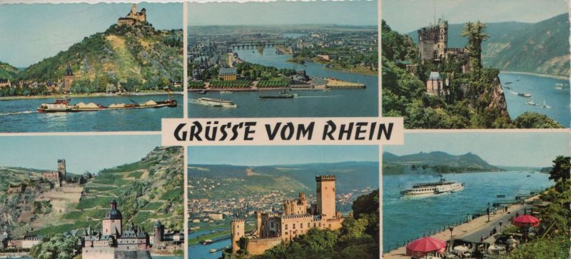 Ansichtskarte Rhein (gesamt) - 6 Bilder aus der Kategorie Rhein