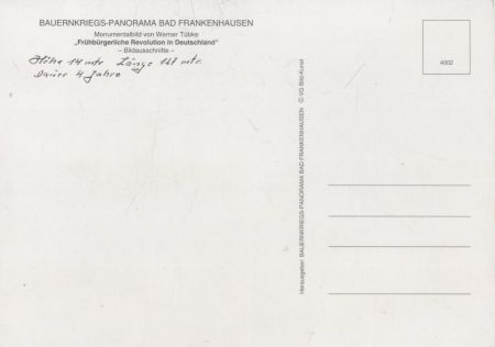 Ansichtskarte Bad Frankenhausen - Monumentalbild - Revolution aus der Kategorie Bad Frankenhausen